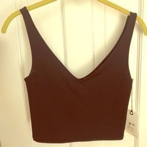 NWT Leith crop top XS